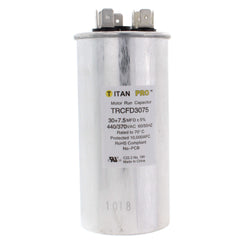 TITAN PRO Titan Pro TRCFD3075 Motor Dual Run Cap 30/7.5 MFD 370-440V