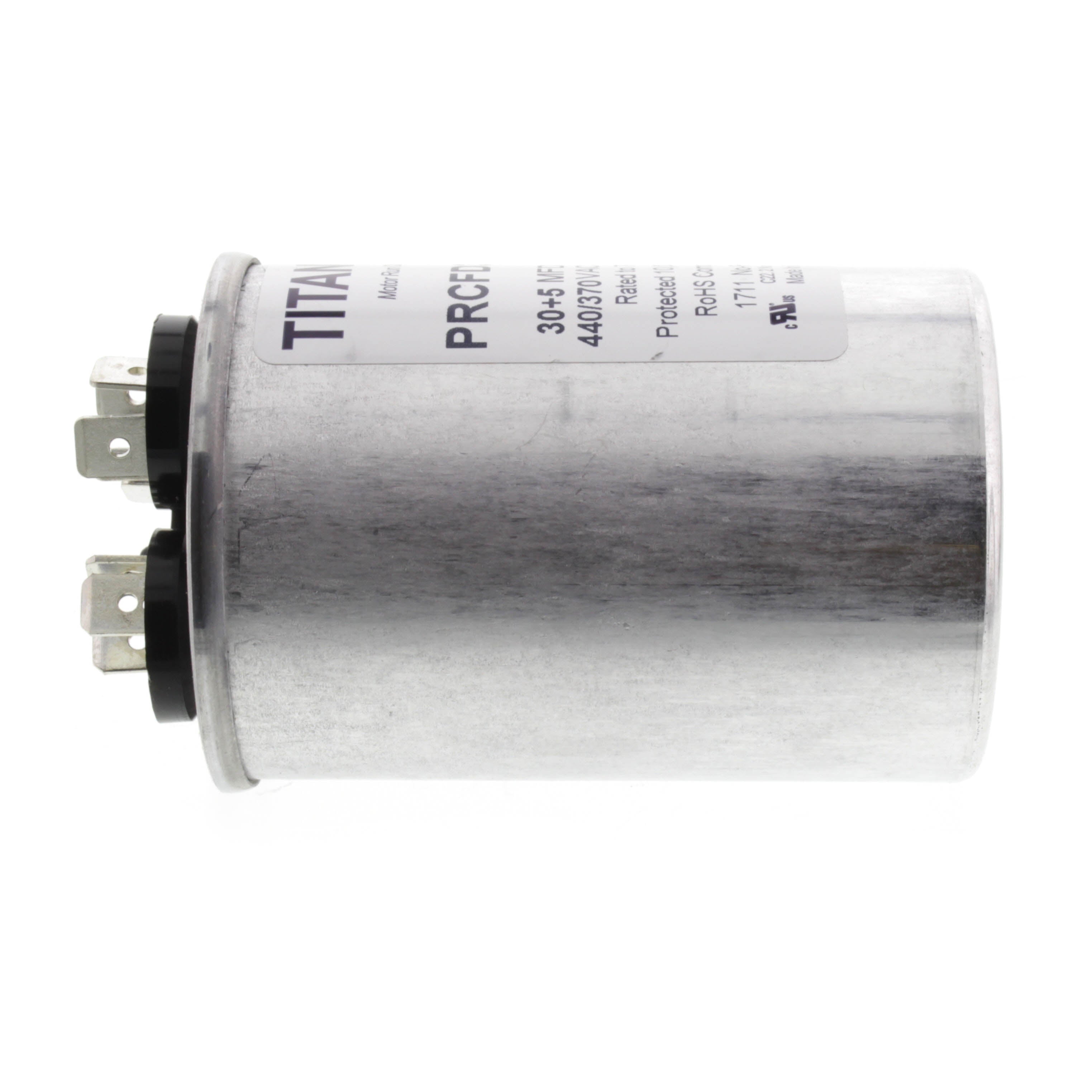 TITAN HD Titan Hd PRCFD305A 30/5 MFD Round Dual Motor Run Capacitor (440/370V)