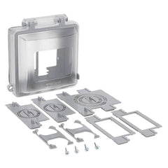 TOPS Topaz WDB13100 1 inches 3 Hole Deep Single Gang Weatherproof Box (1 Pack)