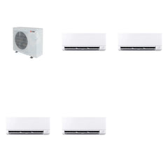 MITSUBISHI ELECTRIC Mitsubishi Multi-Zone 36400 BTU R-454B 20 SEER2 4-Zone Wall-Mounted Mini Split Heat Pump System - 6K+9K+9K+9K
