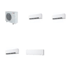 MITSUBISHI ELECTRIC Mitsubishi Multi-Zone 36400 BTU R-454B 20 SEER2 4-Zone Wall-Mounted Hyper Heat Mini Split Heat Pump System - 9K+9K+9K+12K