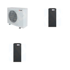 MITSUBISHI ELECTRIC Mitsubishi Multi-Zone 36400 BTU R-454B 18 SEER2 2-Zone Multi-Position Air Handler Heat Pump System - 18K+18K