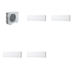 MITSUBISHI ELECTRIC Mitsubishi Multi-Zone 40500 BTU R-454B 20 SEER2 4-Zone Wall-Mounted Hyper Heat Mini Split Heat Pump System - 12K+12K+12K+12K