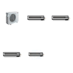 MITSUBISHI ELECTRIC Mitsubishi Multi-Zone 40500 BTU R-454B 16 SEER2 4-Zone Ducted Low-Static Mini Split Heat Pump System - 9K+9K+9K+18K