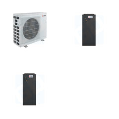 MITSUBISHI ELECTRIC Mitsubishi Multi-Zone 40500 BTU R-454B 18 SEER2 2-Zone Multi-Position Air Handler Heat Pump System - 18K+18K