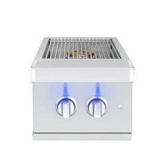 AMERICAN MADE GRILL American Made Grill ATSSB2-LP Atlas Double Side Burner Propane