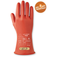 ACTIVARMR Activarrmr RIG011RUL080 Activarmr Rig R011RUL Red 8 Electrical Insulated Gloves - Latex Coating - 11 in Length