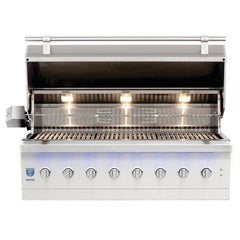 AMERICAN MADE GRILL American Made Grill ENC36-LP Encore 36-Inch Built-In Dual Fuel Wood and Gas Grill with Infrared Searing Burner and Rotisserie Kit Propane