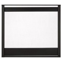 HEAT & GLO Heat & Glo MSFR-36-BK Multi Side Firescreen Front - Black