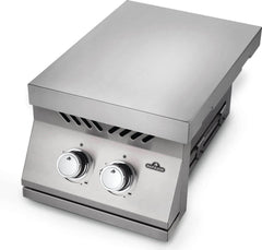NAPOLEON BBQ Napoleon Bbq BI12RTPSS Built-in 500 Series Inline Dual Range Top Burner with Stainless Steel Cover