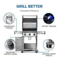 NAPOLEON BBQ Napoleon Bbq R425NSS-2 Rogue® 425 Gas Grill 42,000 BTU