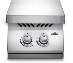 NAPOLEON BBQ Napoleon Bbq BI12RTNSS Built-in 500 Series Inline Dual Range Top Burner with Stainless Steel Cover
