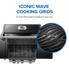 NAPOLEON BBQ Napoleon Bbq RP425SIBNK-2 Rogue PRO 425 SIB natural gas grill with infrared side burner