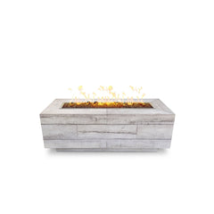 OUTDOOR PLUS Outdoor Plus OPT-CTL72-OAK-NG Catalina 72 inches Wood Grain Concrete Gas Fire Pit