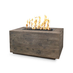 OUTDOOR PLUS Outdoor Plus OPT-CTL72-OAK-NG Catalina 72 inches Wood Grain Concrete Gas Fire Pit