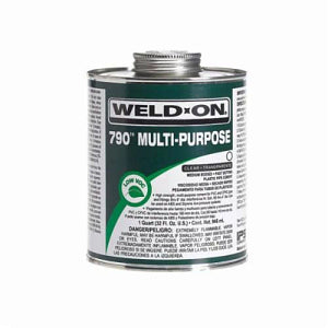 WELD-ON Weld-On 107900051 Multi-Purpose Cement with Applicator Cap 1/4 Pint