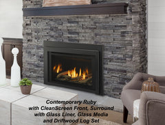 MAJESTIC Majestic RUBY35I Ruby Series Direct Vent Fireplace Insert with Intermittent Pilot System - Choice of Fuel