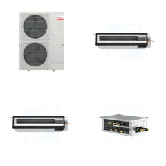 MITSUBISHI ELECTRIC Mitsubishi Multi-Zone 36000 BTU R-454B 16 SEER2 2-Zone Ducted Low-Static Mini Split Heat Pump System - 18K+18K