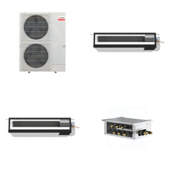 MITSUBISHI ELECTRIC Mitsubishi Multi-Zone 36000 BTU R-454B 16 SEER2 2-Zone Ducted Low-Static Mini Split Heat Pump System - 9K+9K