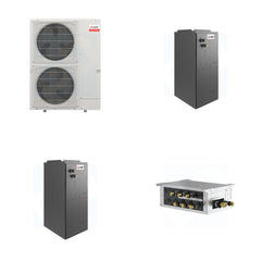 MITSUBISHI ELECTRIC Mitsubishi Multi-Zone 36000 BTU R-454B 18 SEER2 2-Zone Multi-Position Air Handler Heat Pump System - 12K+12K