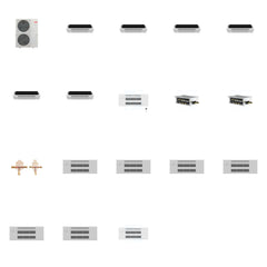 MITSUBISHI ELECTRIC Mitsubishi Multi-Zone 48000 BTU R-454B 20 SEER2 7-Zone 1-Way Ceiling Cassette Mini Split Heat Pump System - 6K+6K+6K+6K+6K+6K+9K