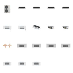 MITSUBISHI ELECTRIC Mitsubishi Multi-Zone 48000 BTU R-454B 20 SEER2 7-Zone 1-Way Ceiling Cassette Mini Split Heat Pump System - 6K+6K+6K+6K+9K+9K+18K