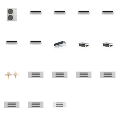 MITSUBISHI ELECTRIC Mitsubishi Multi-Zone 48000 BTU R-454B 20 SEER2 7-Zone 1-Way Ceiling Cassette Mini Split Heat Pump System - 6K+6K+6K+6K+6K+6K+12K