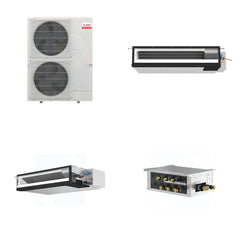 MITSUBISHI ELECTRIC Mitsubishi Multi-Zone 48000 BTU R-454B 16 SEER2 2-Zone Ducted Low-Static Mini Split Heat Pump System - 9K+12K