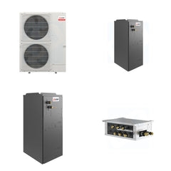 MITSUBISHI ELECTRIC Mitsubishi Multi-Zone 48000 BTU R-454B 18 SEER2 2-Zone Multi-Position Air Handler Heat Pump System - 12K+30K
