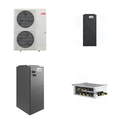MITSUBISHI ELECTRIC Mitsubishi Multi-Zone 48000 BTU R-454B 18 SEER2 2-Zone Multi-Position Air Handler Heat Pump System - 18K+36K