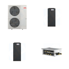 MITSUBISHI ELECTRIC Mitsubishi Multi-Zone 48000 BTU R-454B 18 SEER2 2-Zone Multi-Position Air Handler Heat Pump System - 18K+18K