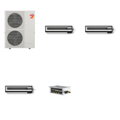 MITSUBISHI ELECTRIC Mitsubishi Multi-Zone 60000 BTU R-454B 16 SEER2 3-Zone Ducted Low-Static Mini Split Heat Pump System - 9K+9K+9K
