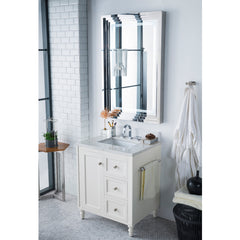James Martin Vanities 301-V30-BW Copper Cove Encore 30 Single Vanity Bright White