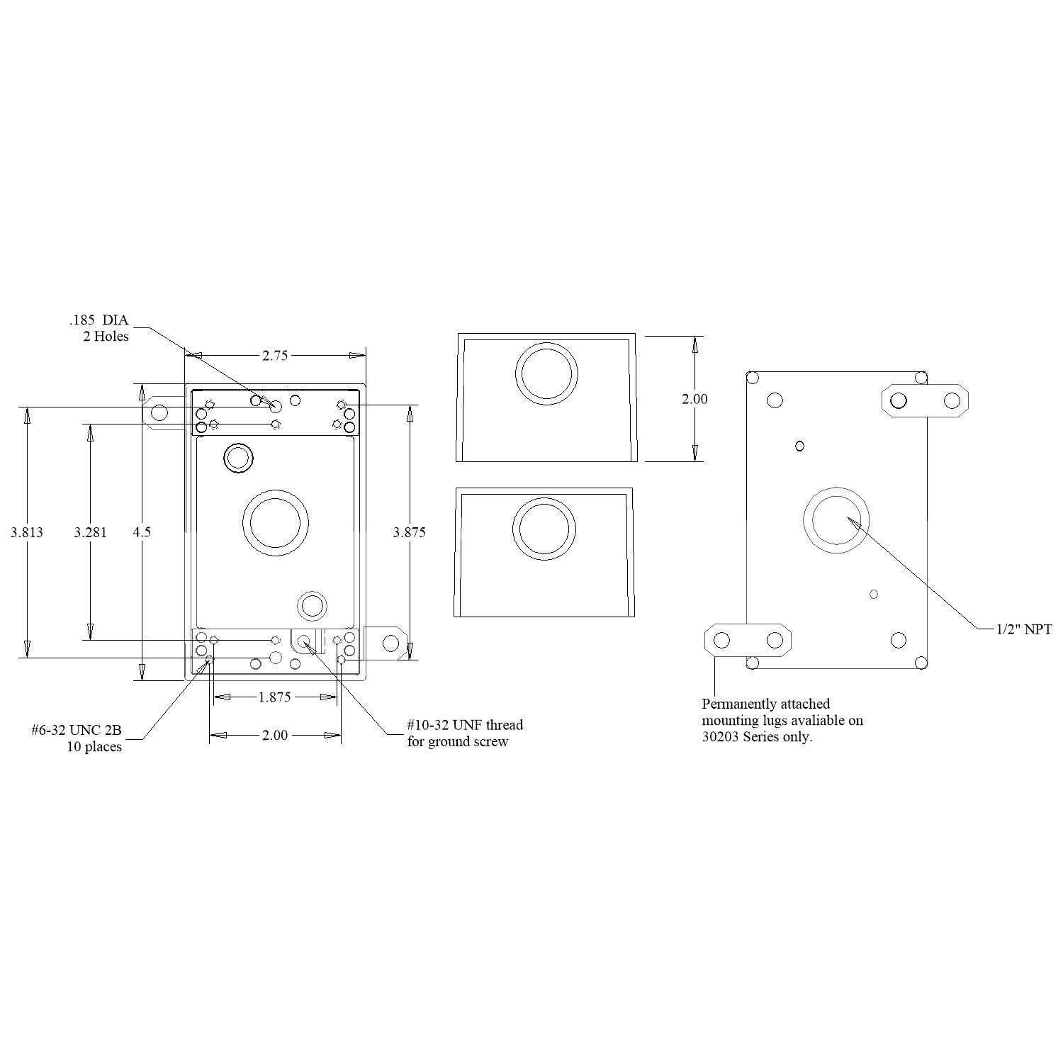 MULBERRY METAL PRODUCTS Mulberry Metal Products 30201 Royal Mountie Weatherproof Box 19 cu-in 1 Gang 3 Outlets