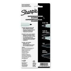SHARPIE Sharpie 32726PP Retractable Permanent Markers, Fine Point, 3-Pack