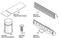 MAJESTIC Majestic PH-MR Passive Heat Kit for Meridian 36 and 42 Fireplaces