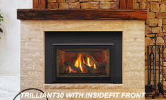 MAJESTIC Majestic TRILLIANT35I 35inch Trilliant Series Premium Direct Vent Fireplace Insert with Intermittent Pilot System - Choice of Fuel