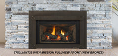 MAJESTIC Majestic TRILLIANT35I 35inch Trilliant Series Premium Direct Vent Fireplace Insert with Intermittent Pilot System - Choice of Fuel