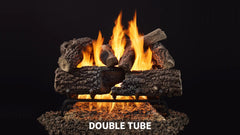 MAJESTIC Majestic VTD-OAK18 Timberland (Smoldering) Oak Replacement Logs for Single or Double Tube Burners