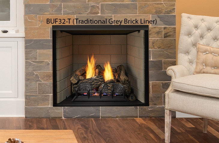 MONESSEN Monessen BUF32A Vent-Free Exacta Firebox with Clean Face and Painted Interior