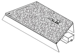 MONESSEN Monessen LYR30 Contemporary Vent Free Millivolt Burner with Fire Glass Media