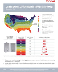 RINNAI Rinnai RE199e High Efficiency Non-Condensing Tankless Hot Water Heater Outdoor