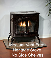 WHITE MOUNTAIN White Mountain VFD10CC30 Spirit Series Vent-Free Millivolt Stove with 10000 BTU Contour Burner