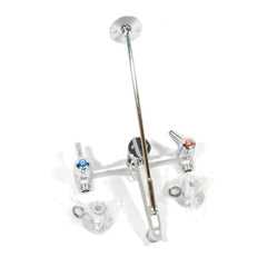 CENTRAL BRASS Central Brass 0054-URC-Q Two Handle Wallmount Service Sink Faucet