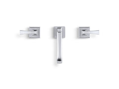 KOHLER Kohler K454-4V-BN Memoirs Widespread Sink Faucet with Lever Handle