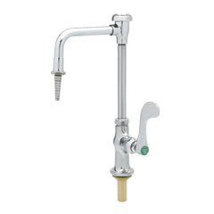 T&S BRASS T&S Brass BL-5709-05 Lab Faucet, Single Temperature, VB Swing Nozzle, Serrated Tip, 4 inches Wrist Handle