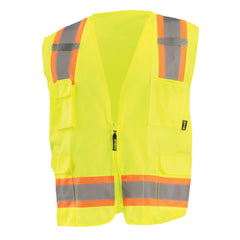 OCCUNOMIX Occunomix ECO-ATRANS-OM Medium Hi-Viz Orange Polyester Vest