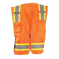 OCCUNOMIX Occunomix ECO-ATRANS-OM Medium Hi-Viz Orange Polyester Vest