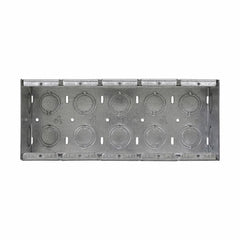 EATON Crouse Hinds TP694 Steel Screw-On Mount 5-Gang Masonry Box 9-3/16-Inch x 3-3/4-Inch x 3-1/2-Inch