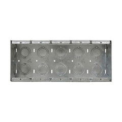 EATON Crouse Hinds TP694 Steel Screw-On Mount 5-Gang Masonry Box 9-3/16-Inch x 3-3/4-Inch x 3-1/2-Inch